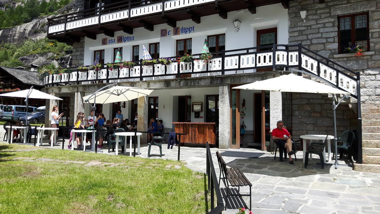 Hotel Casa Alpina De Filippi Macugnaga Zewnętrze zdjęcie